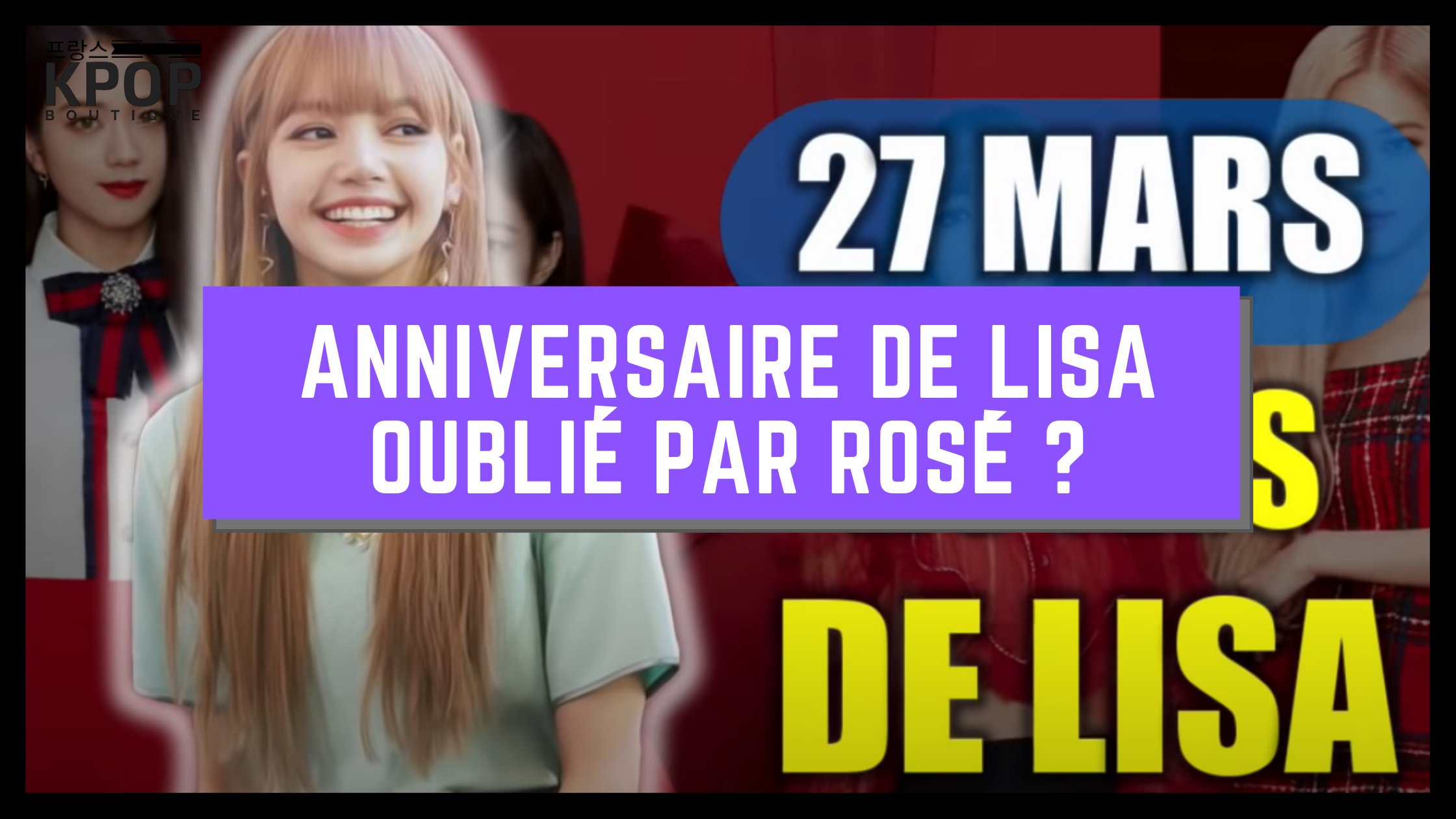 Anniversaire de LISA oublie par Rose ?