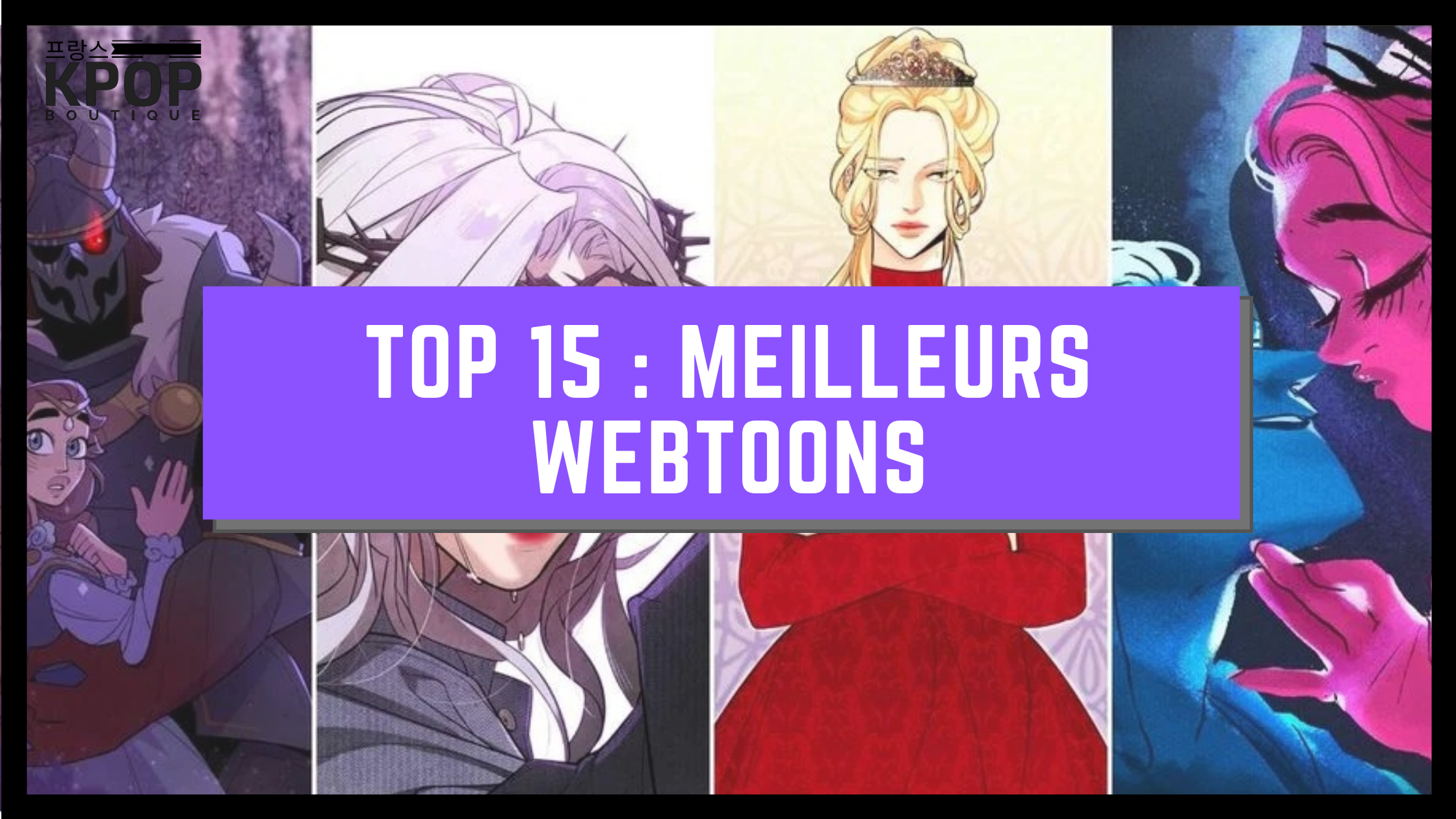 Les 15 meilleurs Webtoons selon l'application