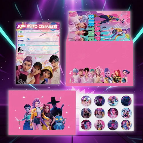 Carte de vœux Huntrix KPop