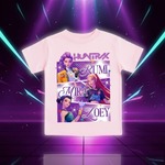 2025 Hot Movie Soft Cotton Baby Girls T Shirt Children's Clothing KPop Demon Hunters Fans Gifts Kids Clothes Fashion Casual Tops (Copie)