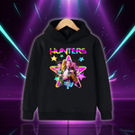 2025 KPop Demon Hunter Cartoon Girls Boy Hooded Sweatshirt Warm Children's Korean Fashion Casual Tops Casual Girls Clothing (Copie)