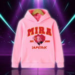 2025 KPop Demon Hunter Cartoon Girls Boy Hooded Sweatshirt Warm Children's Korean Fashion Casual Tops Casual Girls Clothing