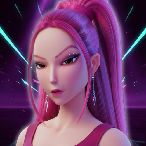 Boucles d'Oreilles Cosplay Mira KPop Demon Hunters