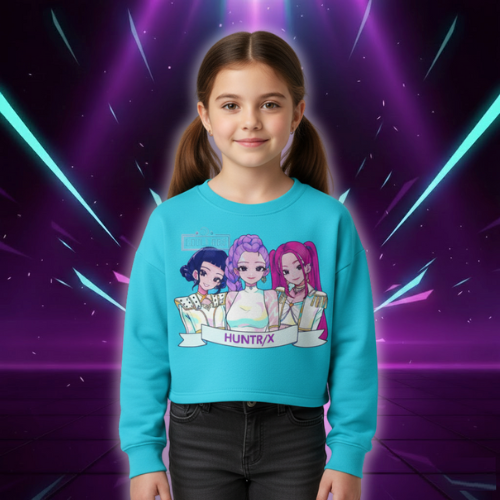 Sweat Crop KPop Huntrix Demon Hunters