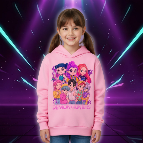 Sweat à Capuche KPop Demon Hunters pour Filles