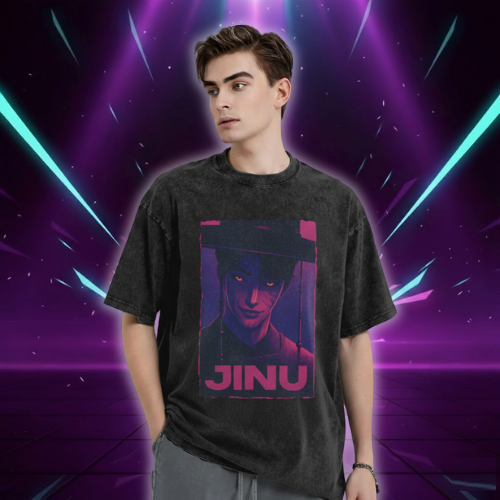 T-shirt Vintage KPop Jinu Saja Boys