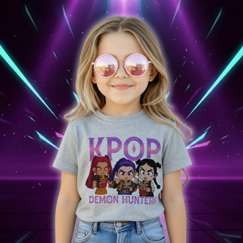 T-shirt KPop Anime Demon Hunters Enfant