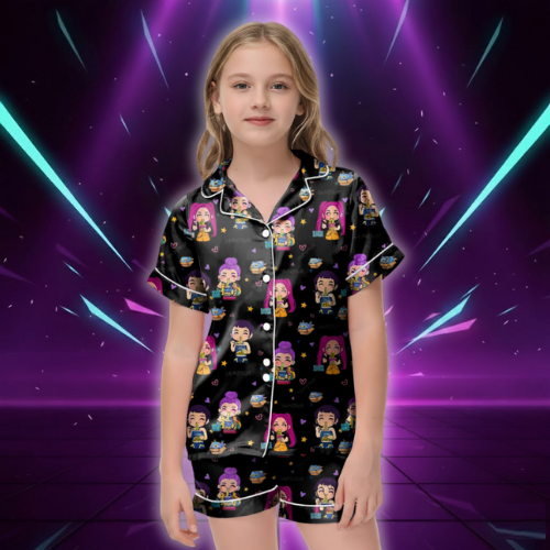 Ensemble Pyjama Imprimé Huntrix Enfant