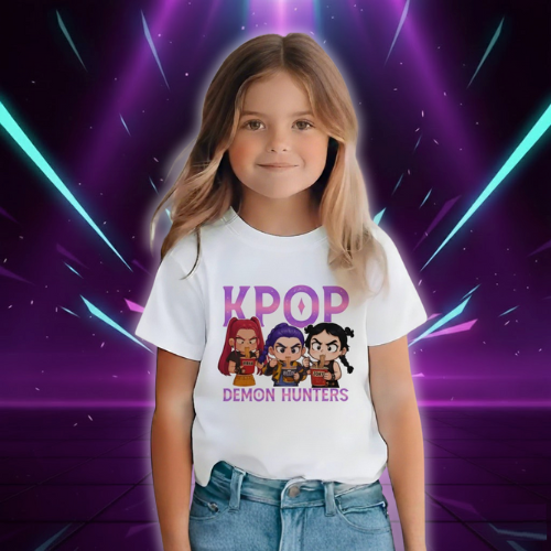 T-shirt Anime KPop Huntrix pour Enfant