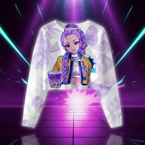 Sweat Crop KPop Rumi Huntrix pour Enfant