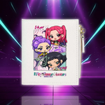 Anime Movie KPop Demon Hunters Mira Zoey Rumi Cosplay Wallet Student Coin Purse Card Packs Halloween Carnival Party Props Women