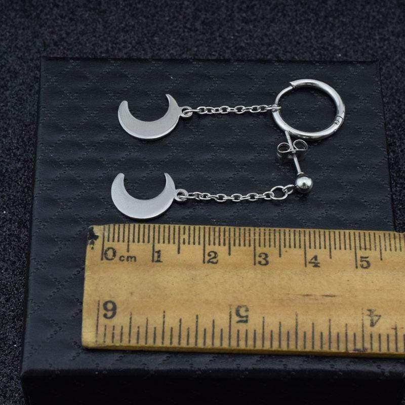 Boucle d'oreille - Croissant de lune