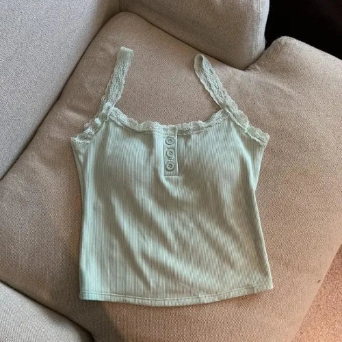 Camisole à Dentelle Lisa - groupe Blackpink