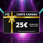 Carte Cadeau KPOP