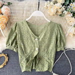 Chemisier Coreen Court à Broderie