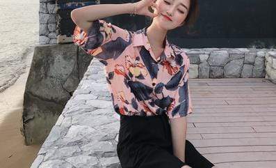 Chemisier Coreen à Fleurs