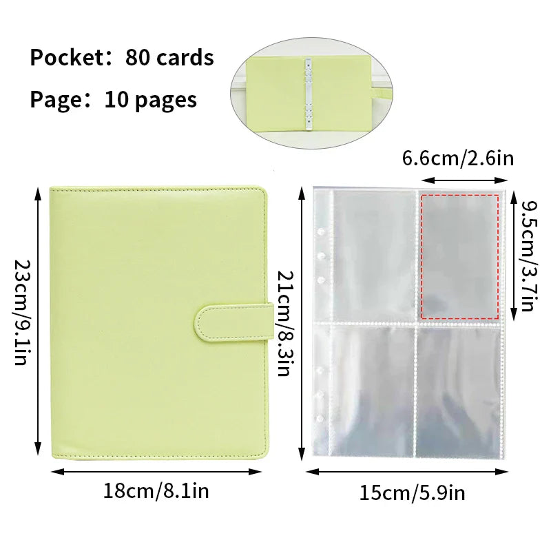 Classeur Photocards en Cuir K-pop