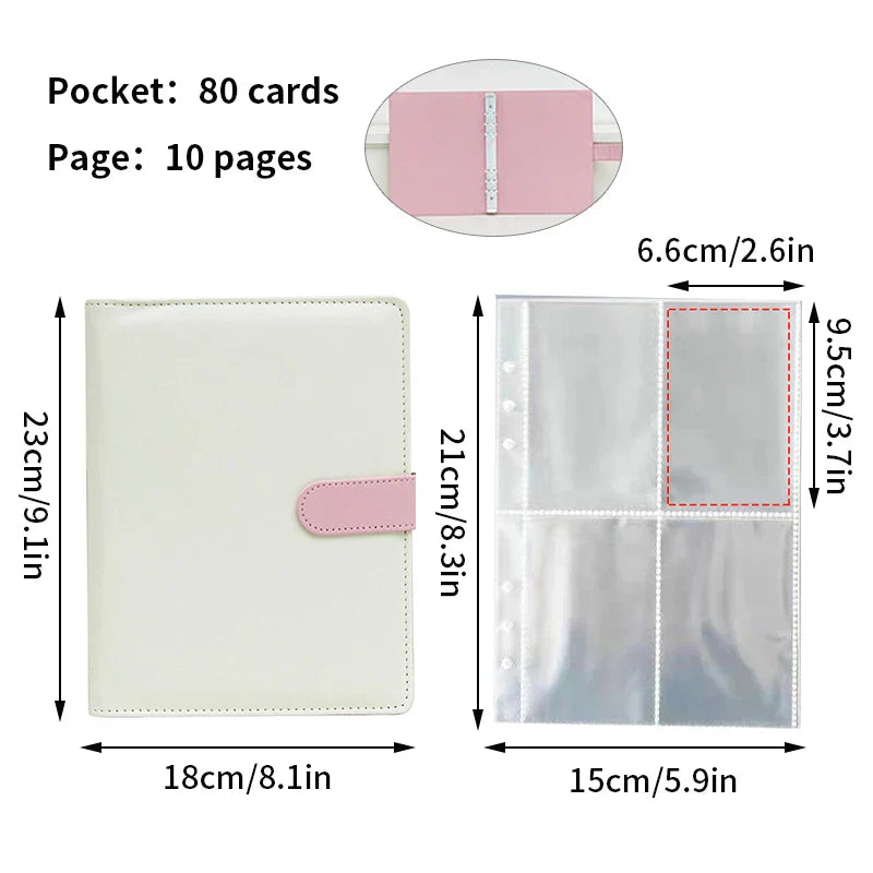 Classeur Photocards en Cuir K-pop