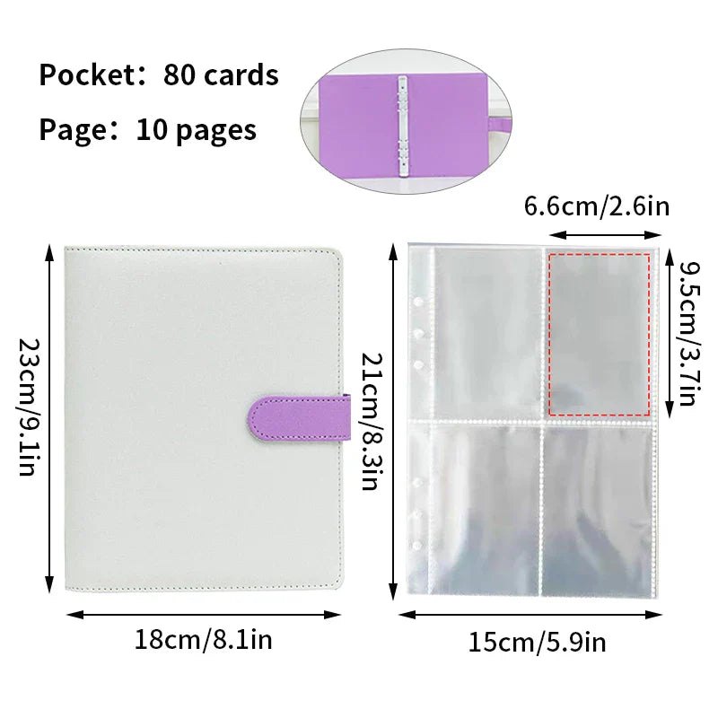 Classeur Photocards en Cuir K-pop