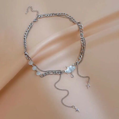Collier Nuages et étoiles Changbin - groupe Stray Kids