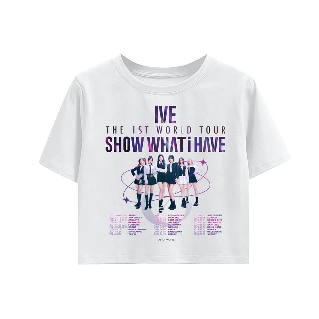 Crop T-shirt KPOP - Groupe IVE