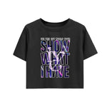 Crop T-shirt KPOP - Groupe IVE