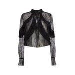 Crop Top Dentelle Lisa - Groupe Blackpink