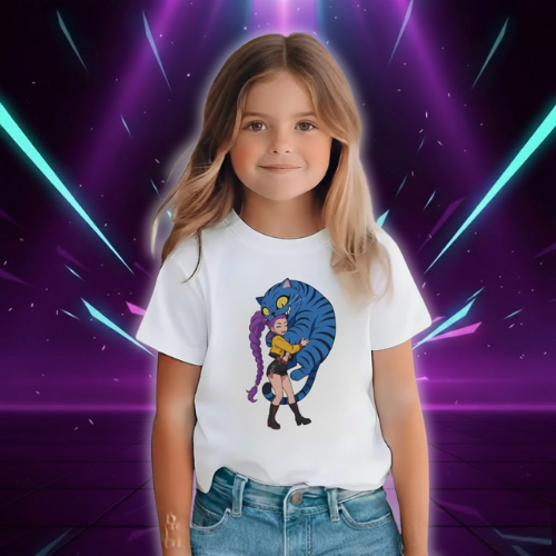 Fashion Movie Kids T-shirt KPop Demon Hunters  Funny Gift for Fans Tshirt K-Pop Demon Hunters Clothes Cool Girls Tee Top