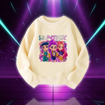 Funny O-Neck Hoodie Manga Kids Kpop Demon Hunters Children's Sweatshirt Cute Tiger Harajuku Hoody for Boys Girls