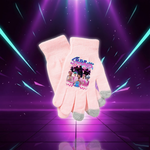 Gants Roses pour Filles KPop Demon Hunters