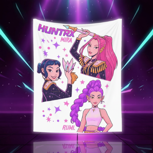 Girl Dinner JINU Saja Boys Vampire Kpop Demon Hunters Blanket Soft Novelty Plush Throw Blanket For Children Bedspread Bed Cover (Copie)