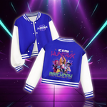 Huntrix Rumi Girls Kpop Demon Hunters Costume Zoey Mira Print Baseball Uniform Autumn Long Sleeve Jacket Coat Fans Gift for Kids (Copie)