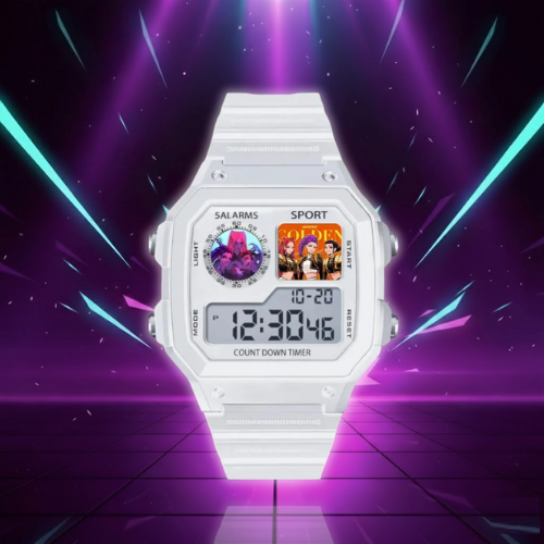 K-Pop Demon Hunters Saja Boys animated merchandise cartoon cute student watch creative boys and girls electronic watch gift