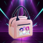 K Pop Demon Hunters Lunch Bag Cute Cartoon Lunch Bags Children Kawaii Printed Food Insulation Bags Girls Large Capacity Handbags