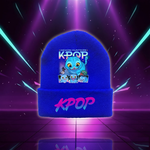 Kpop Demon Hunters Kids Knitted Hat Rumi Mira Zoey Cartoon Anime Graphic Print Beanies Boys Girls Winter Cute Hats Party Gifts