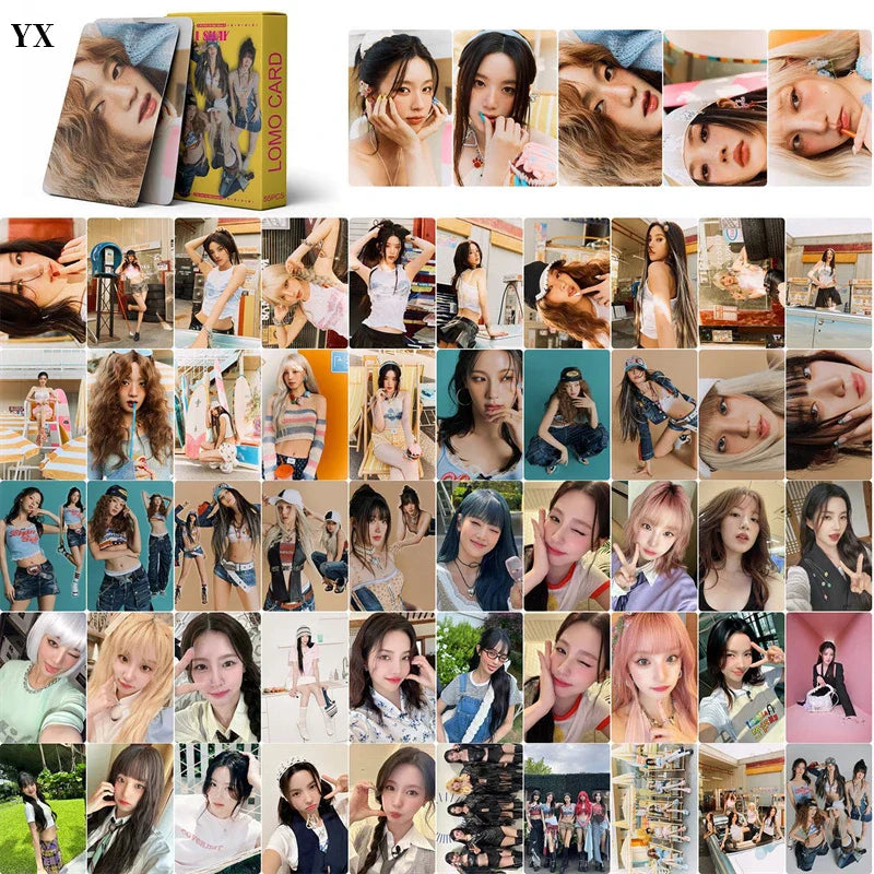 Lot de 55 Photocards K-pop - Groupe (G) I-DLE