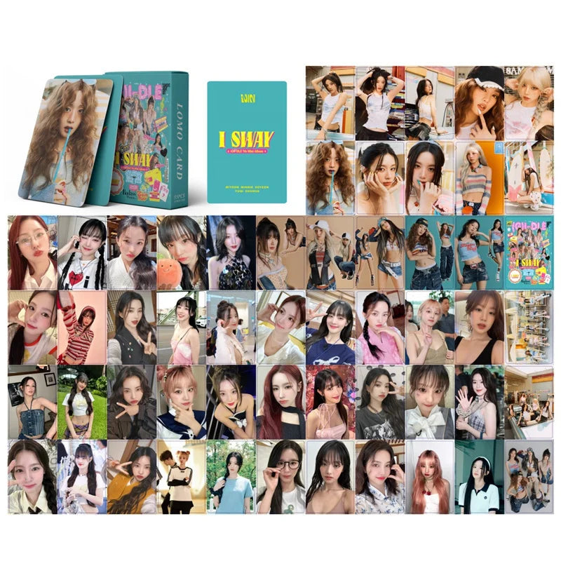 Lot de 55 Photocards K-pop - Groupe (G) I-DLE