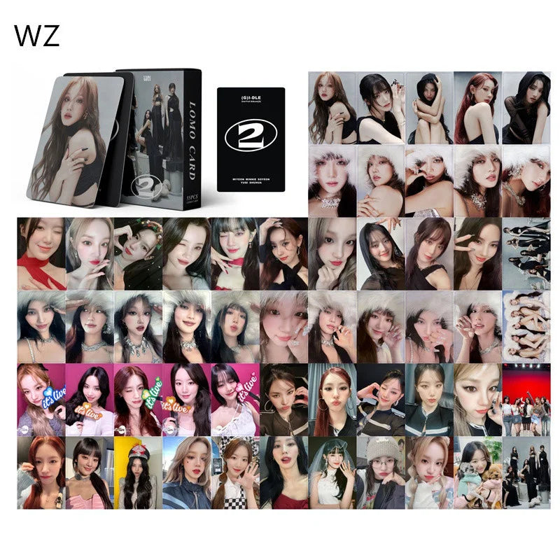 Lot de 55 Photocards K-pop - Groupe (G) I-DLE