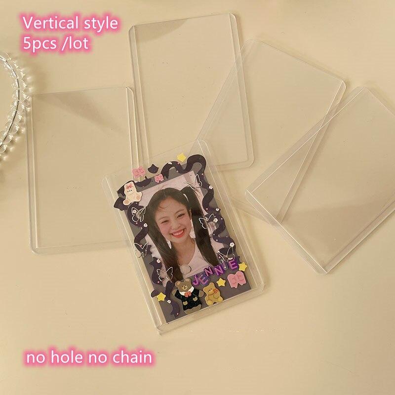 Lot de protege photocard plastique