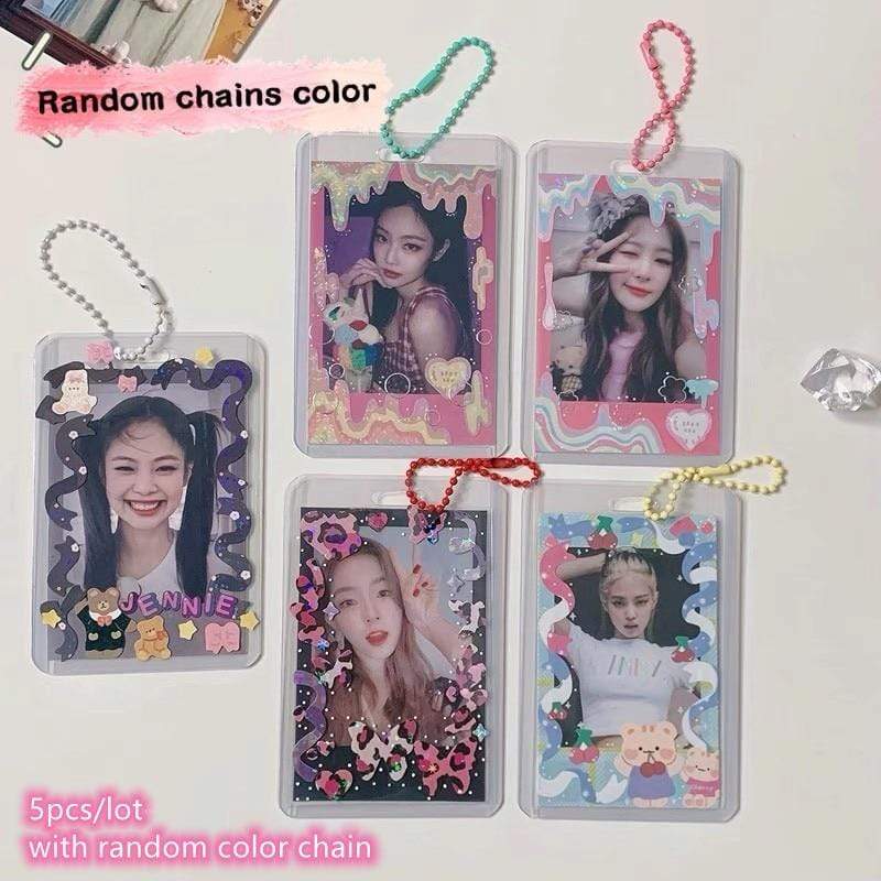 Lot de protege photocard plastique