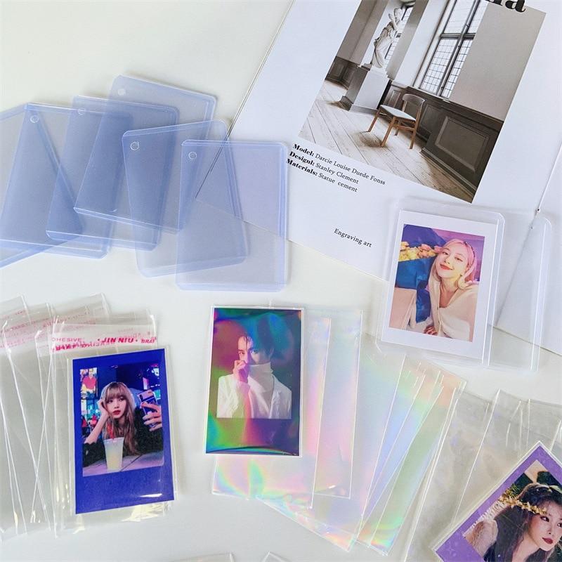 Lot de protege photocard plastique