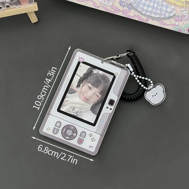 Porte Carte Photo K-pop avec Porte-clé