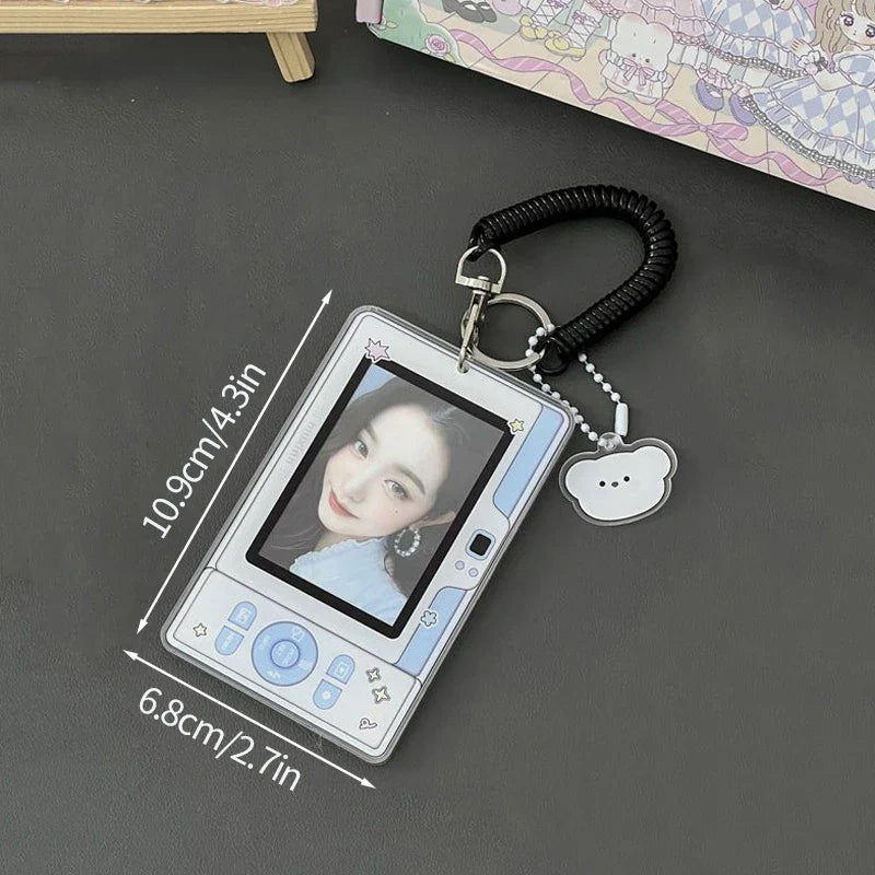 Porte Carte Photo K-pop avec Porte-clé
