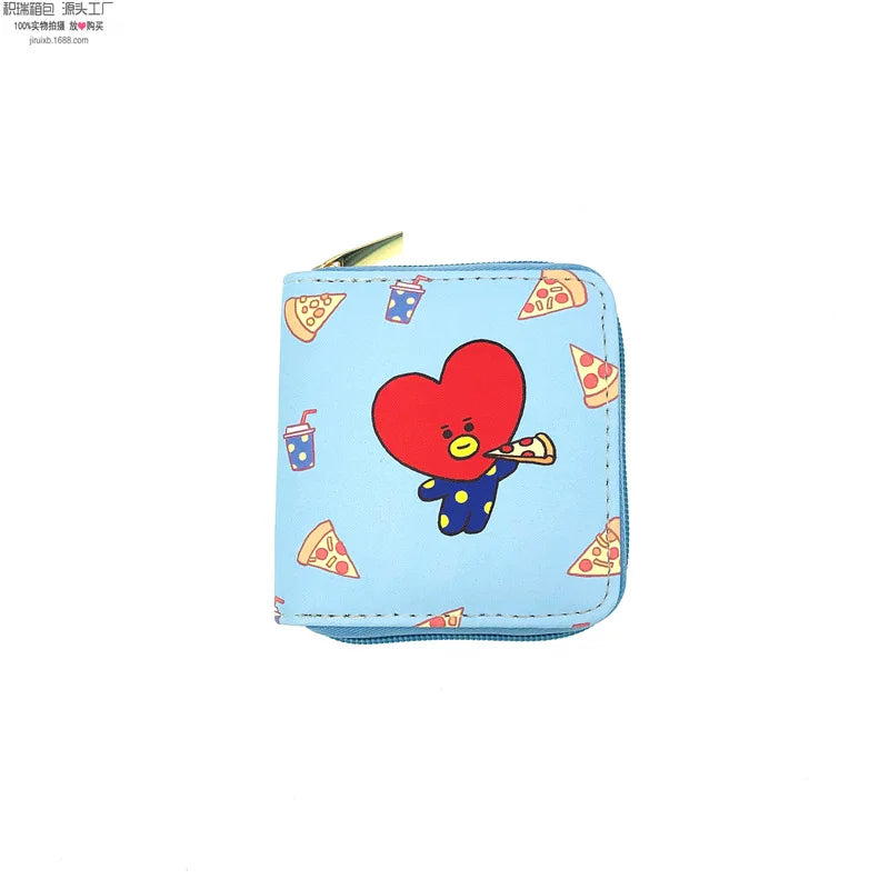 Portefeuille KPOP Animé - groupe BT21