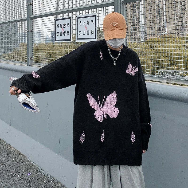 Pull Korean Homme Oversize