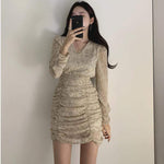 Robe Coreenne Bas Froncé