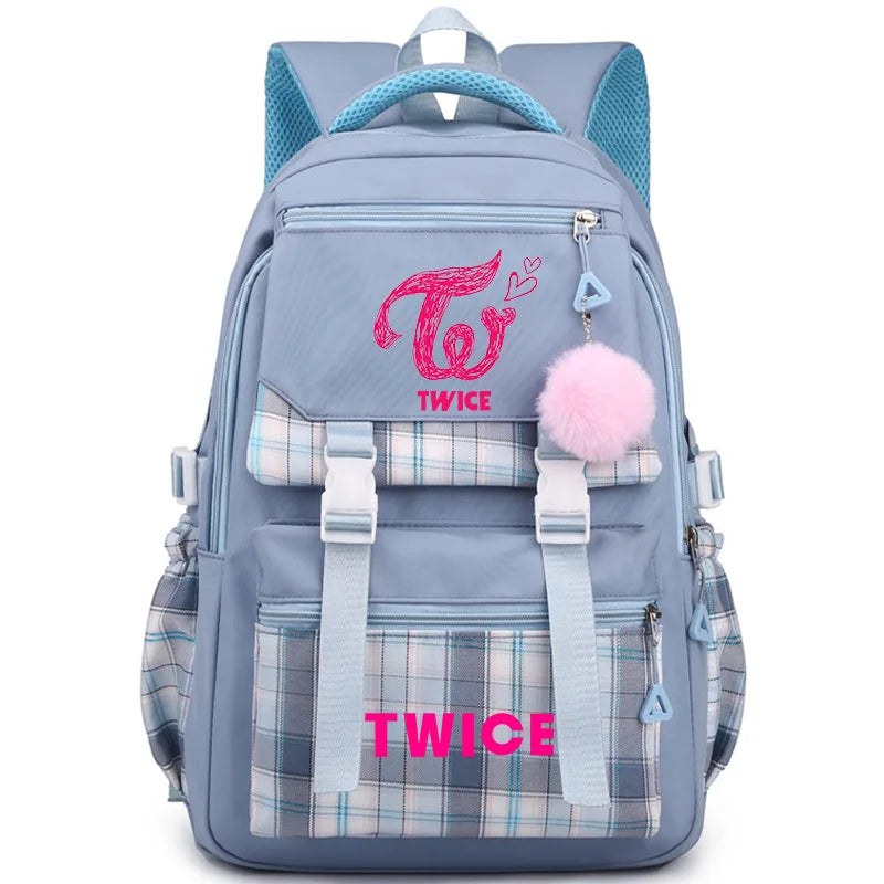 Sac à Dos à Carreaux Twice