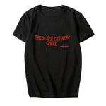 T-Shirt Ateez Black Cat Nero Z