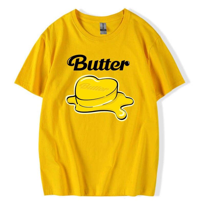 T-Shirt BTS Butter Jaune