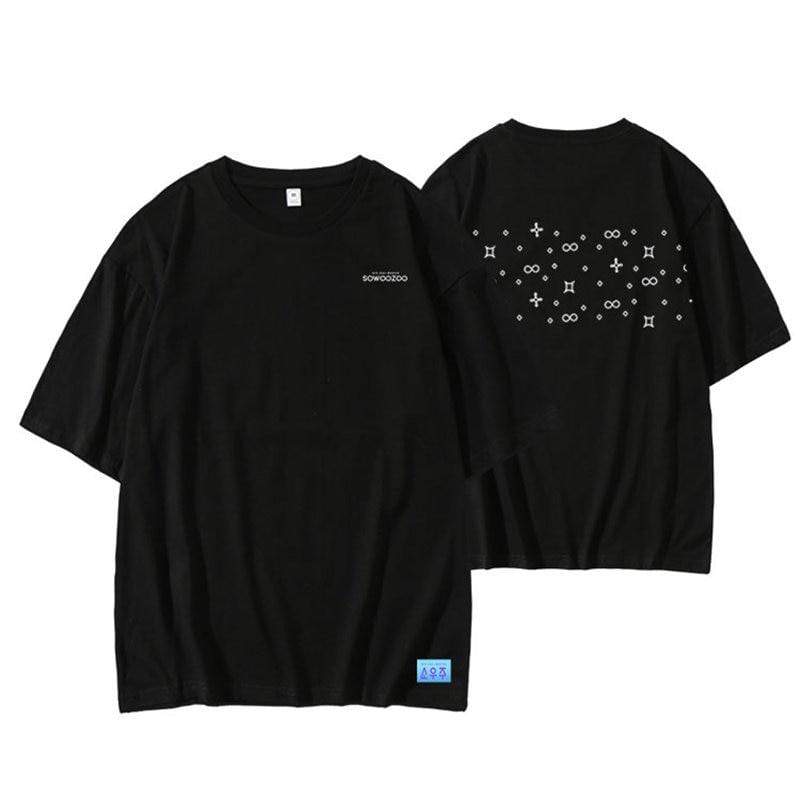 T-Shirt BTS Sowoozoo Noir
